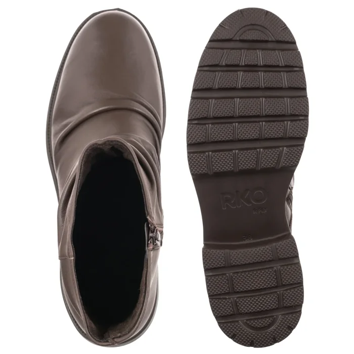 Botki Ryłko Brązowe D2603_Z_ _9RM – zdjęcie 5