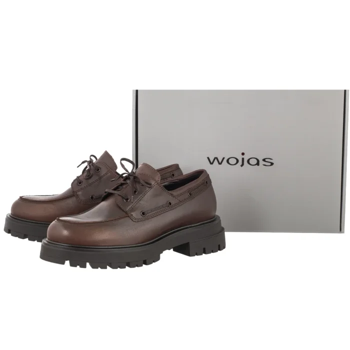 Mokasyny Wojas Brązowe 46400-52 – zdjęcie 6