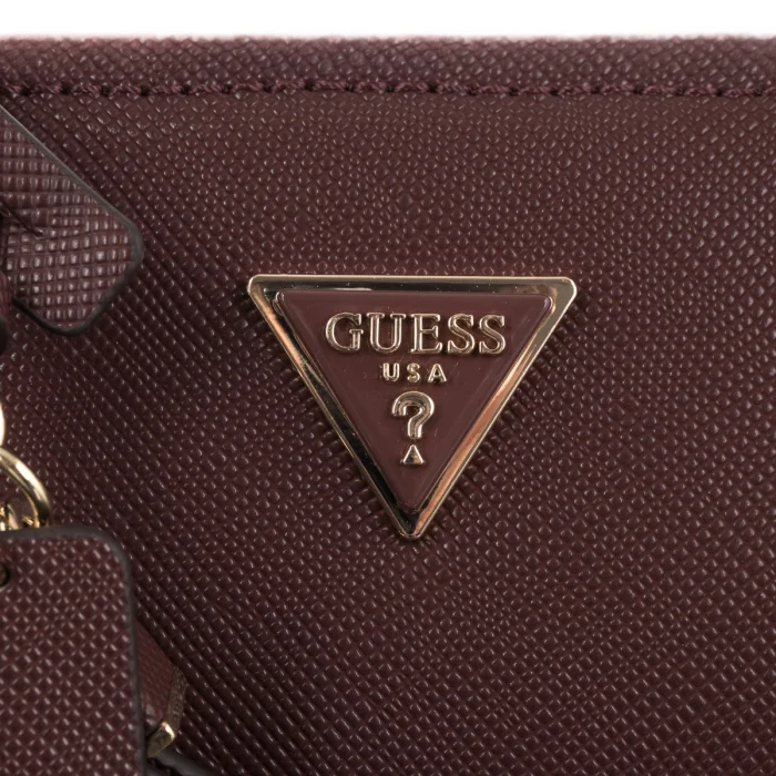 Torebka Guess Noelle II Sml Multi Comp Stchl HWZG96 72050 Burgundy – zdjęcie 4