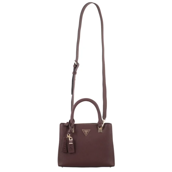 Torebka Guess Noelle II Sml Multi Comp Stchl HWZG96 72050 Burgundy – zdjęcie 5