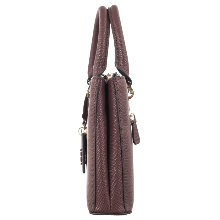 Torebka Guess Noelle II Sml Multi Comp Stchl HWZG96 72050 Burgundy – zdjęcie 3