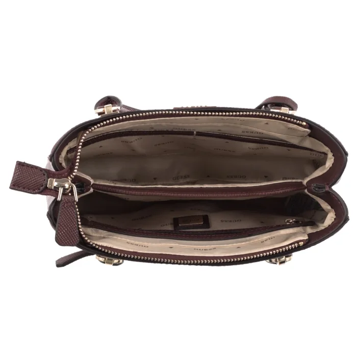 Torebka Guess Noelle II Sml Multi Comp Stchl HWZG96 72050 Burgundy – zdjęcie 6