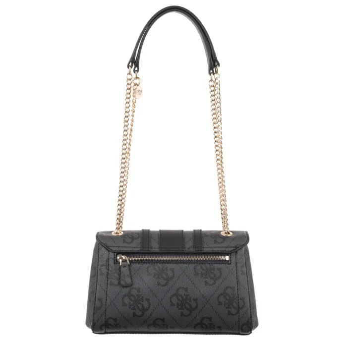 Torebka Listonoszka Guess Noelle II Cnvrtble Xbody Flap HWSS96 72210 Coal Logo – zdjęcie 2