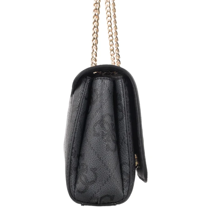 Torebka Listonoszka Guess Noelle II Cnvrtble Xbody Flap HWSS96 72210 Coal Logo – zdjęcie 4