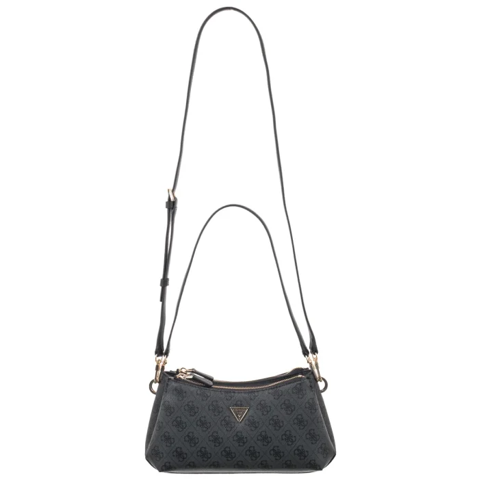 Torebka Guess Noelle II 3 Comp Shldr Xbody HWBG96 72730 Coal Logo – zdjęcie 5