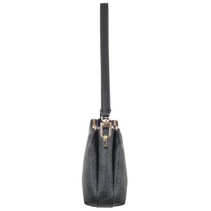 Torebka Guess Noelle II 3 Comp Shldr Xbody HWBG96 72730 Coal Logo – zdjęcie 3