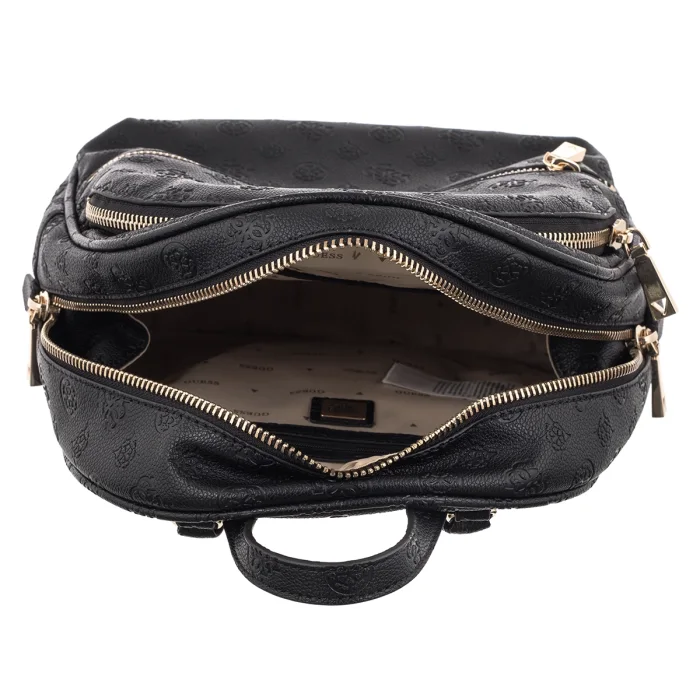 Plecak Guess Manhattan II Large Backpack HWPD71 18330 Black Logo – zdjęcie 5
