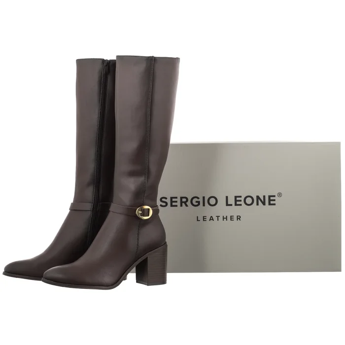 Kozaki Sergio Leone Brązowe KZ-15-S – zdjęcie 6