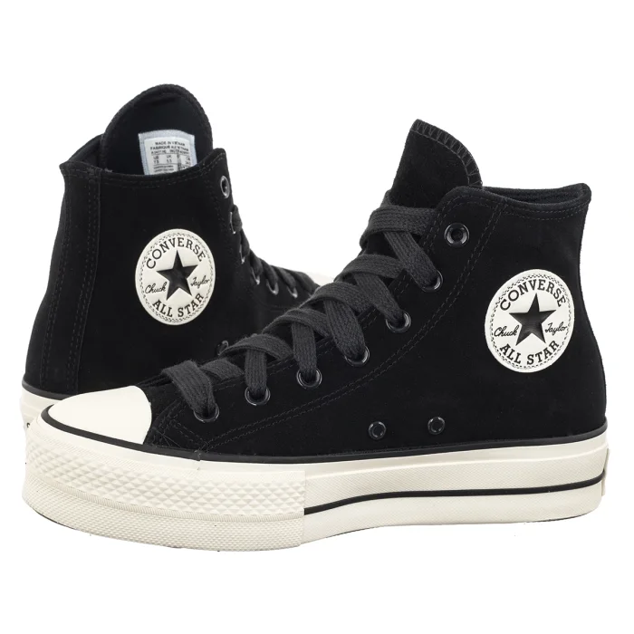 Trampki Converse CTAS Lift Hi Black/Black/Egret A24113C – zdjęcie 1
