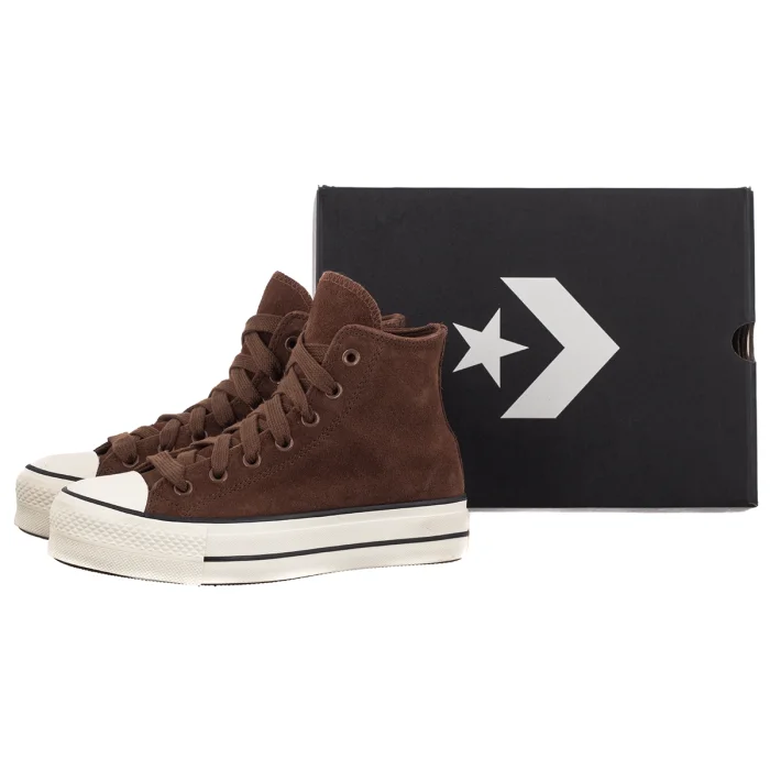 Trampki Converse CTAS Lift Hi Heavy Duty Brown/Black/Egret A24114C – zdjęcie 6