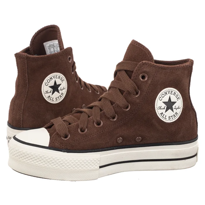 Trampki Converse CTAS Lift Hi Heavy Duty Brown/Black/Egret A24114C – zdjęcie 1