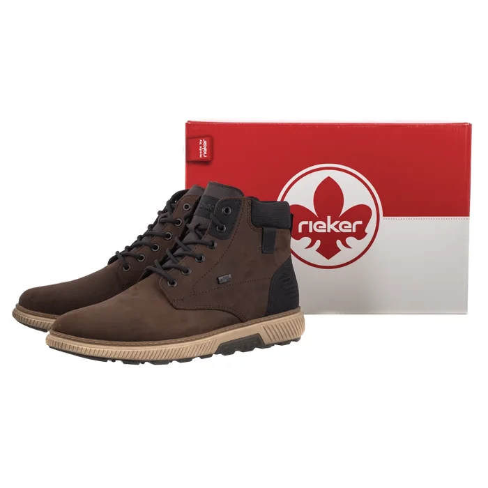 Trzewiki Rieker Brązowe B3343-27 Brown – zdjęcie 6