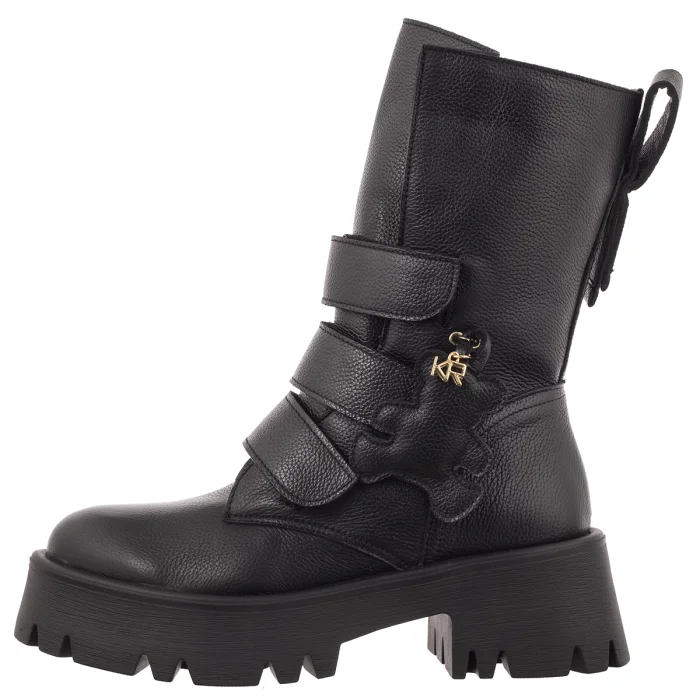 Botki Karino Czarne 6115/126-L – zdjęcie 2