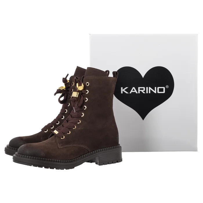 Botki Karino Brązowe 6153/015-L – zdjęcie 6