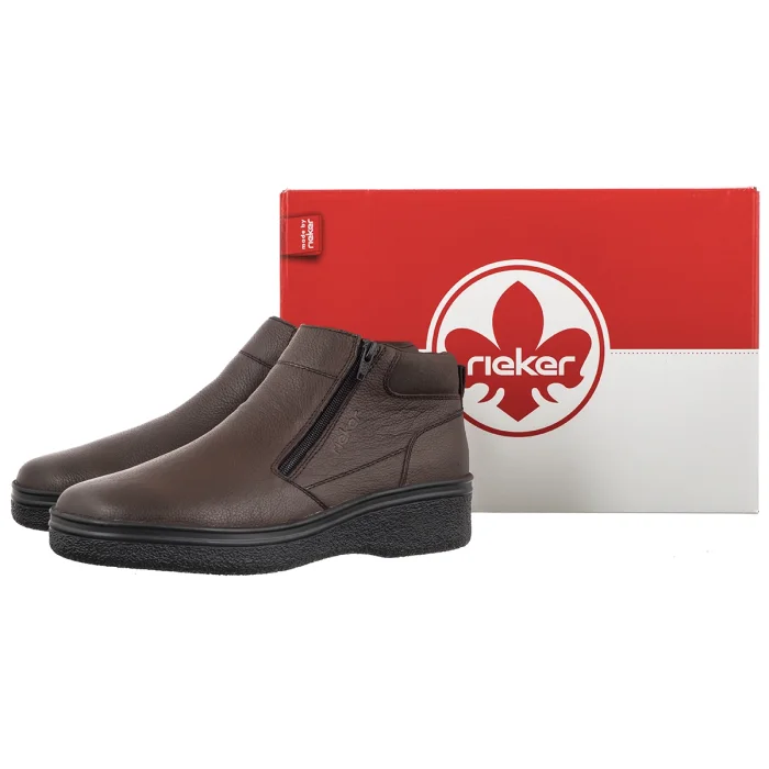 Botki Rieker Brązowe 38656-25 Brown – zdjęcie 6