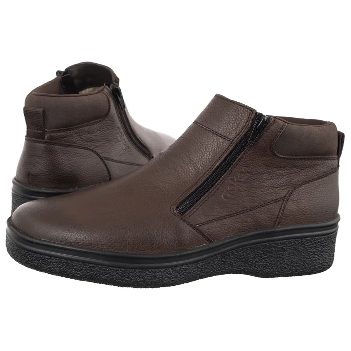 Botki Rieker Brązowe 38656-25 Brown – zdjęcie 1