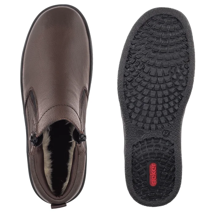 Botki Rieker Brązowe 38656-25 Brown – zdjęcie 5