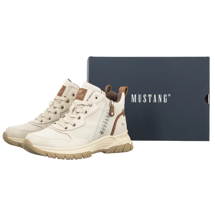 Trzewiki Mustang Białe 15M017200600 – zdjęcie 6