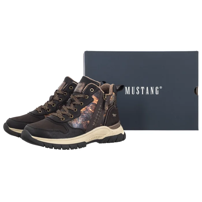 Sneakersy Mustang Brązowe 15M017200800 – zdjęcie 6