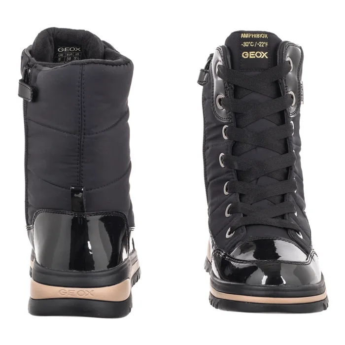 Śniegowce Geox Adelhide Girl Black J16EWA 0FUHH C9999 – zdjęcie 4