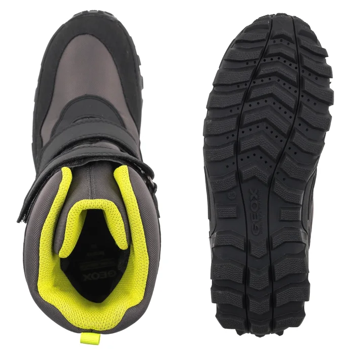 Śniegowce Geox Himalaya Boy Dark Grey/Lime J46FRE 0FU50 C1267 – zdjęcie 5