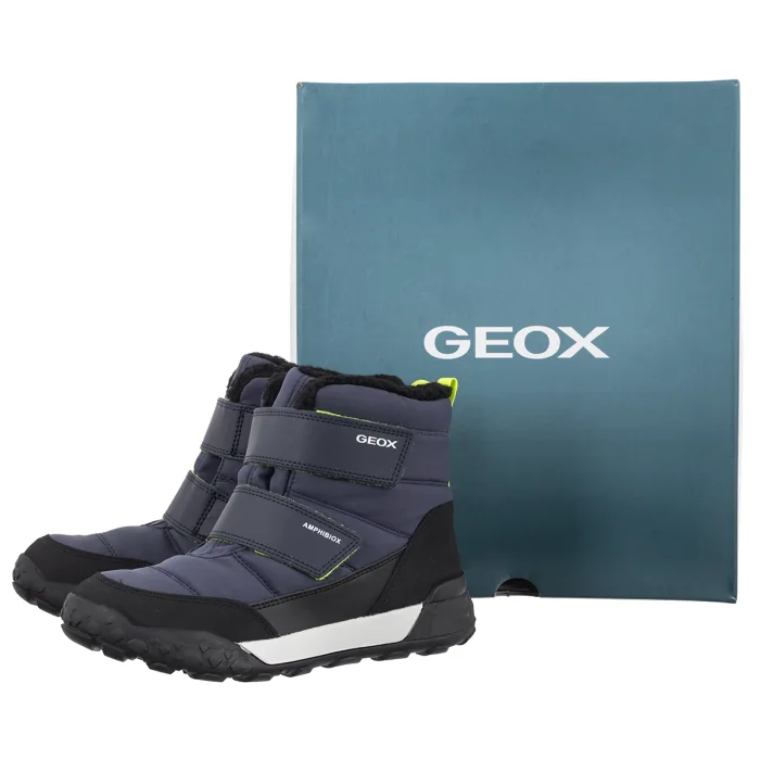 Śniegowce Geox Trekkyup Boy Navy/Lime J66MBA 0FU54 C0749 – zdjęcie 6