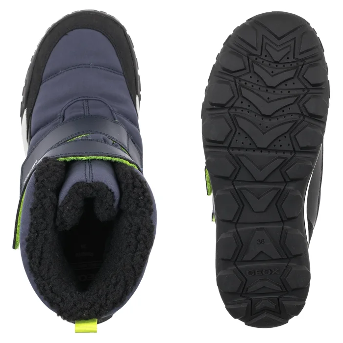 Śniegowce Geox Trekkyup Boy Navy/Lime J66MBA 0FU54 C0749 – zdjęcie 5