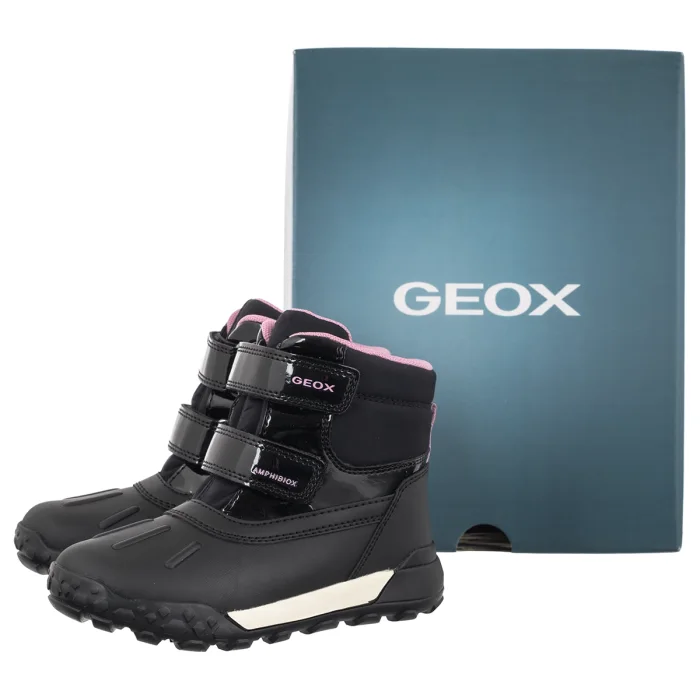 Śniegowce Geox Trekkyup Baby Girl Black/Dark Pink B566MC 054FU C9231 – zdjęcie 6