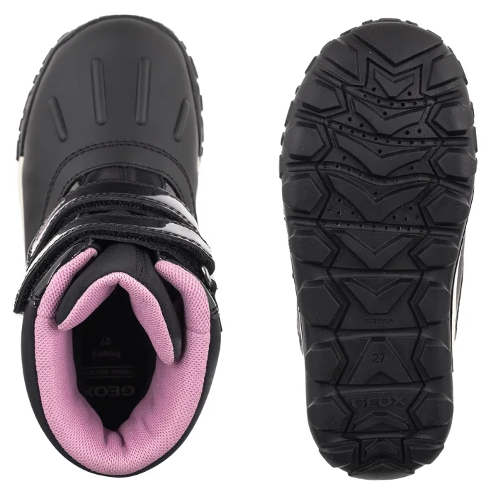 Śniegowce Geox Trekkyup Baby Girl Black/Dark Pink B566MC 054FU C9231 – zdjęcie 5