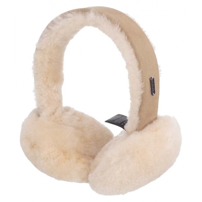 Roeckl Emu Accessoires Angahook – Paraorecchie In Lana E Pelle, Caldo E Stiloso Per L'Inverno