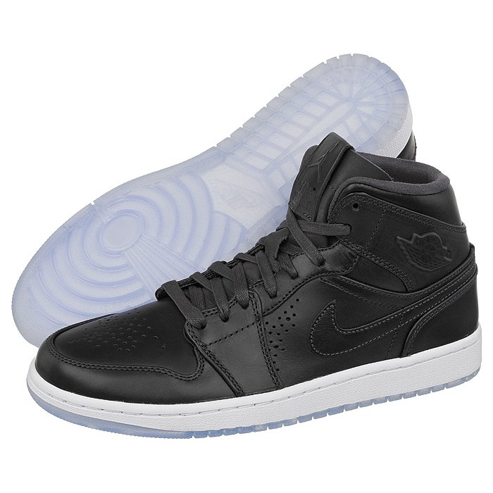 air jordan 1 mid nouveau black red