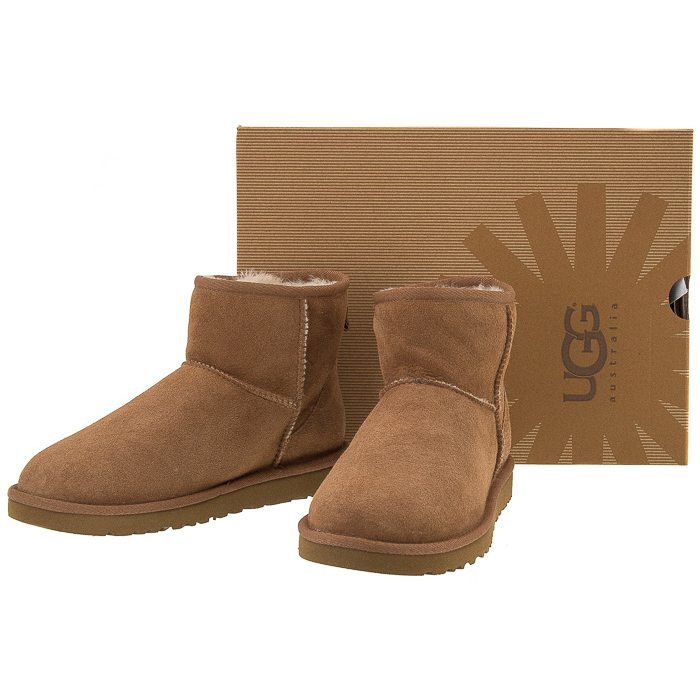 【ほぼ新品】UGG クラッシックミニ5854 W/CHE Botki UGG Classic Mini Chestnut 5854 W/CHE w ButSklep.pl