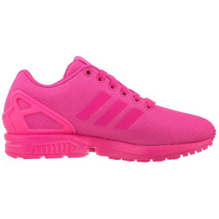 Pink Adidas Originals Junior ZX Flux 'Neon Pink' — Kick Game