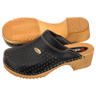 Drewniaki Buxa Supercomfort Czarne 2 F11