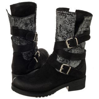 Workery Venezia Czarne 2370 NAB NERO