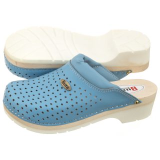 Drewniaki Buxa Supercomfort Niebieskie FPU11