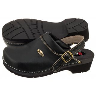 Drewniaki Buxa Supercomfort Czarne 2 FPU10p