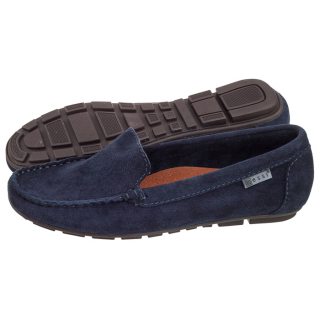 Mokasyny Nessi Granatowe Zamsz 17130 19