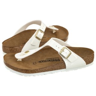 Japonki Birkenstock Gizeh BS Patent White 1005299