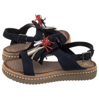 Sandały Carinii Granatowe B4425