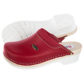 Drewniaki Buxa Supercomfort Czerwone FPU10