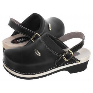 Drewniaki Buxa Supercomfort Czarne FPU10p