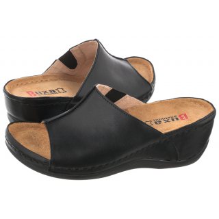 Klapki Buxa Czarne Anatomic BZ320