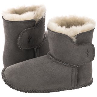 Trzewiki EMU Australia Baby Bootie Charcoal II B10310