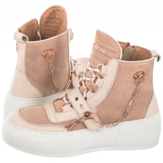 Sneakersy Carinii Beżowe B7051-R25-R30-000-E41