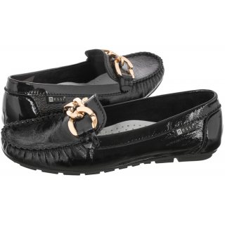 Mokasyny Nessi Czarne 21036 711