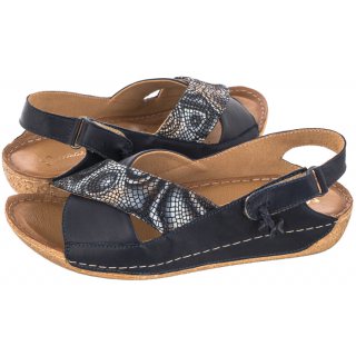 Sandały Maciejka Granatowe 00994-51/00-5