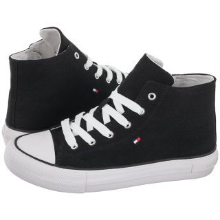 Trampki Tommy Hilfiger High Top Lace-Up Sneaker Black T3A4-32119-0890 999