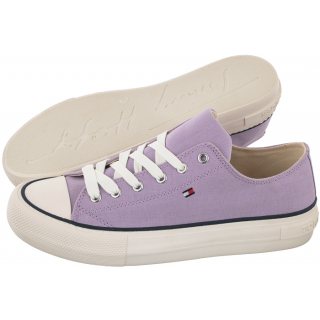 Trampki Tommy Hilfiger Low Cut Lace-Up Sneaker Lilac T3A4-32118-0890 348