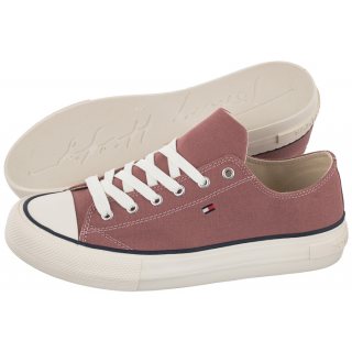 Trampki Tommy Hilfiger Low Cut Lace-Up Sneaker Antique Rose T3A4-32118-0890 303